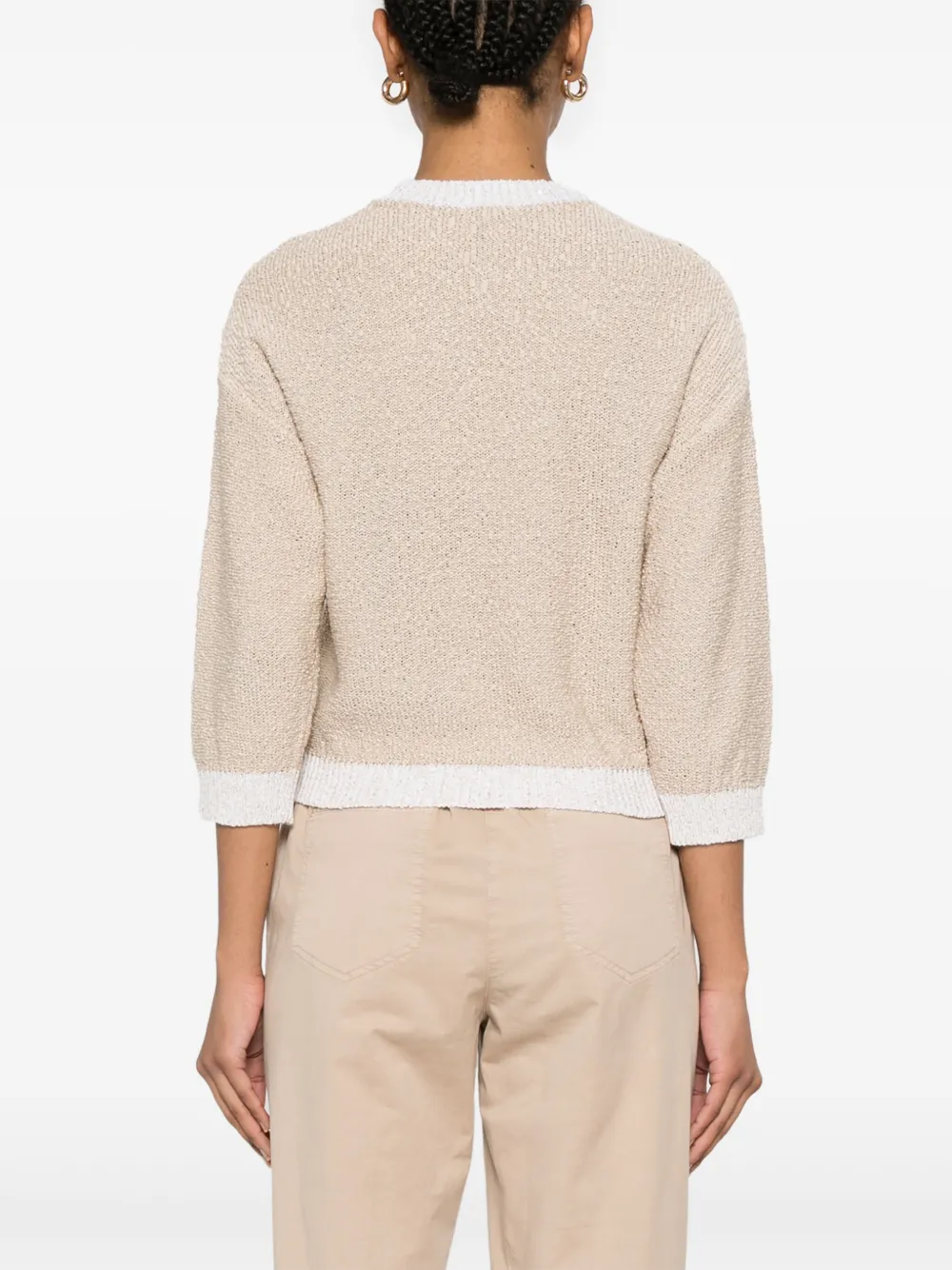 PESERICO PURL-KNIT SWEATER