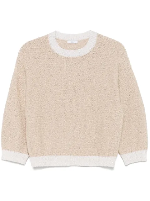 Peserico purl-knit sweater