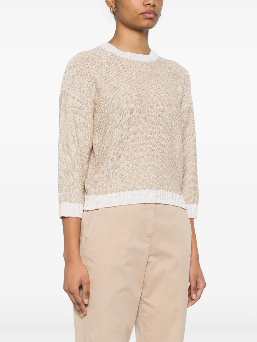 PESERICO PURL-KNIT SWEATER