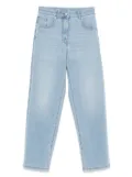 Peserico logo-patch jeans - Blue