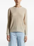 Peserico ribbed open-back sweater - Neutrals