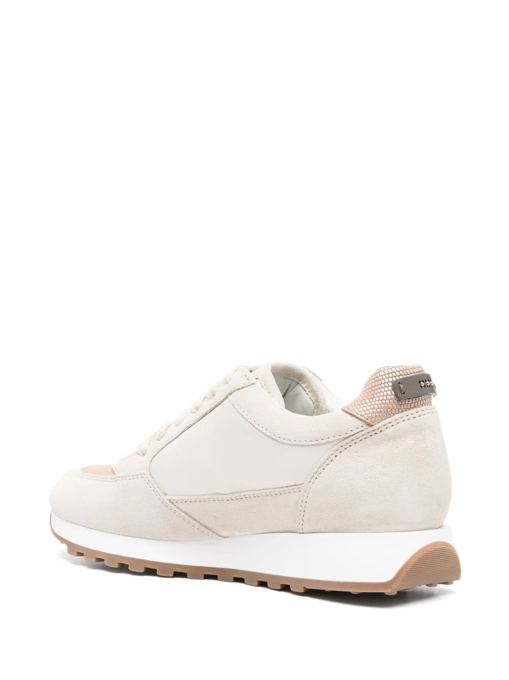 Peserico panelled sneakers Neutrals