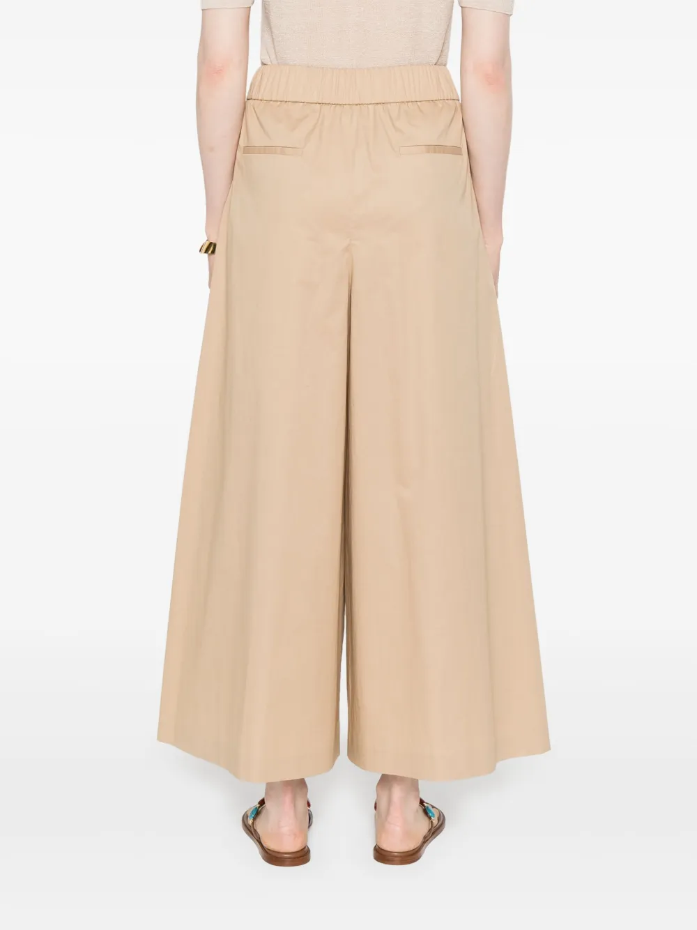 Peserico Broek met wijde pijpen Beige