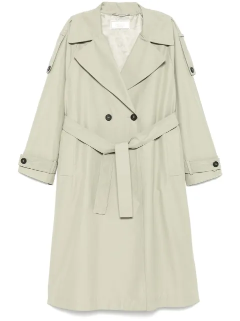 Peserico bead-detail trench coat