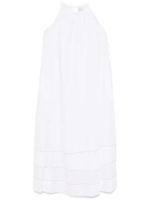 Peserico vestido largo con cuello halter