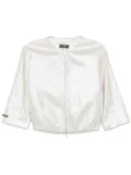 Peserico metallic-effect jacket - Neutrals