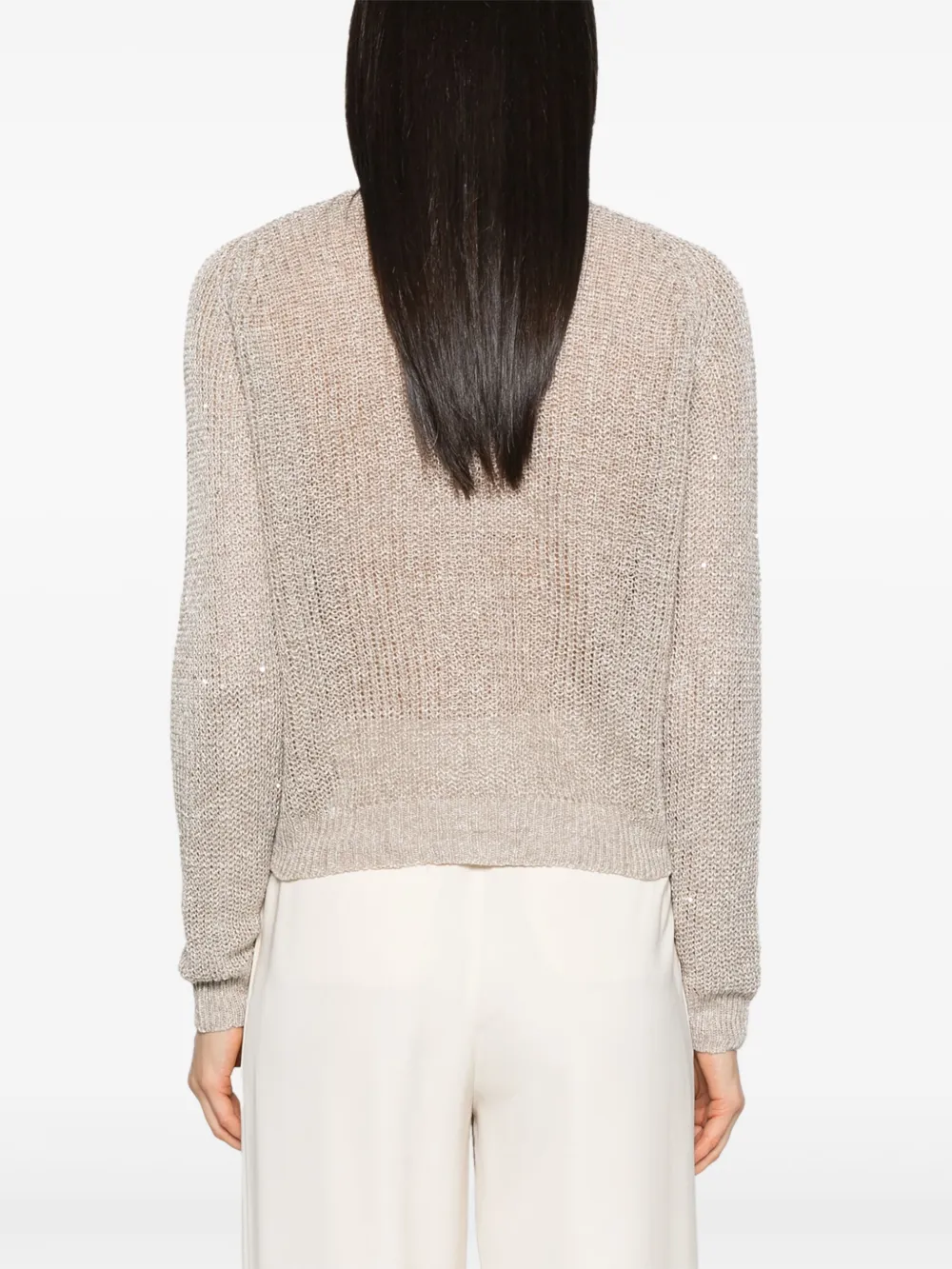 Peserico Cardigan con paillettes | Abbigliamento | Image 4