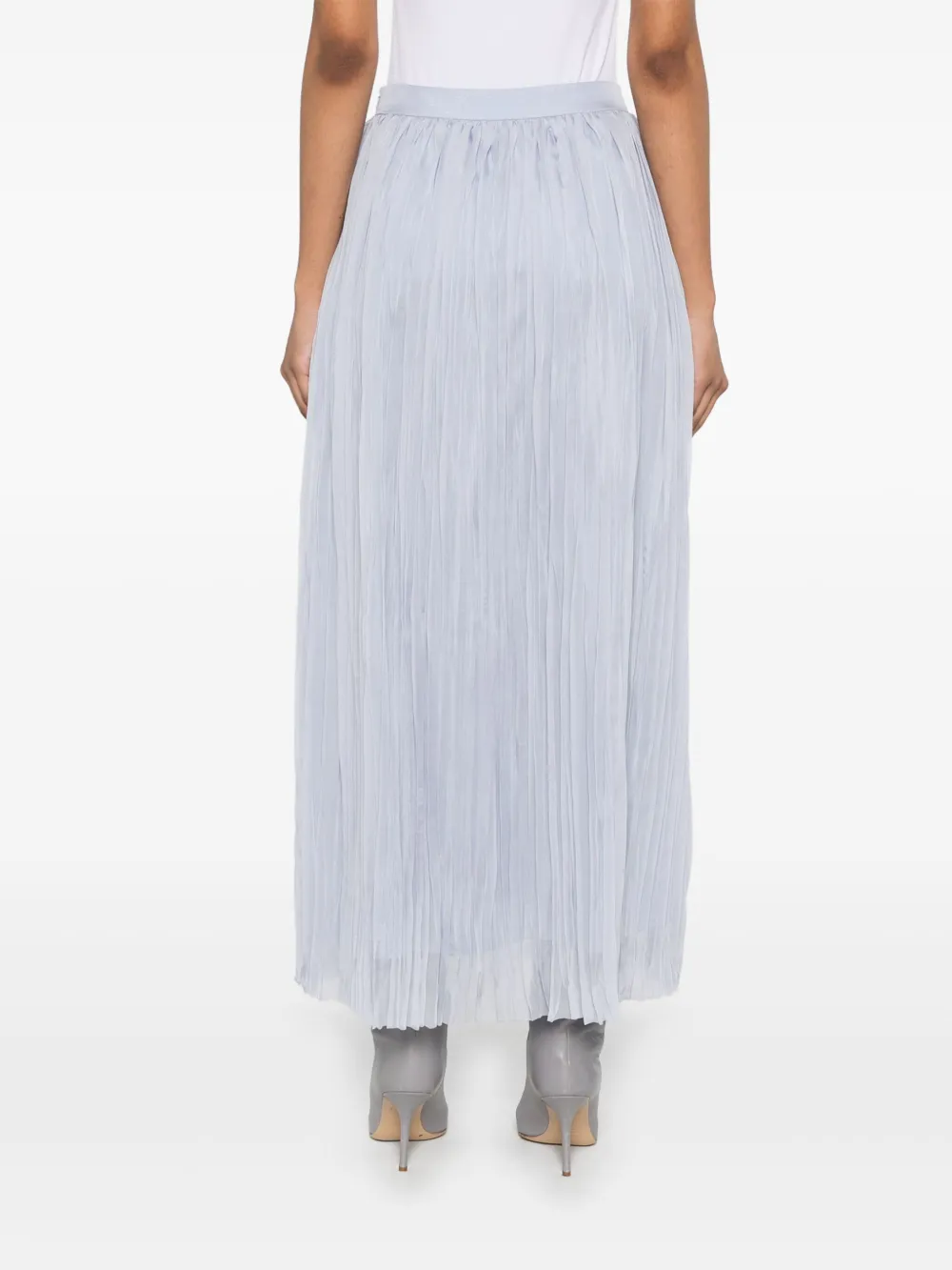 Peserico Plissé midi-rok Blauw