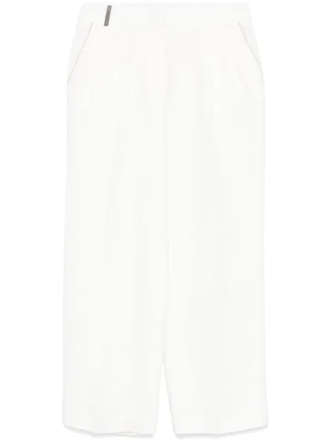 Peserico linen gabardine trousers