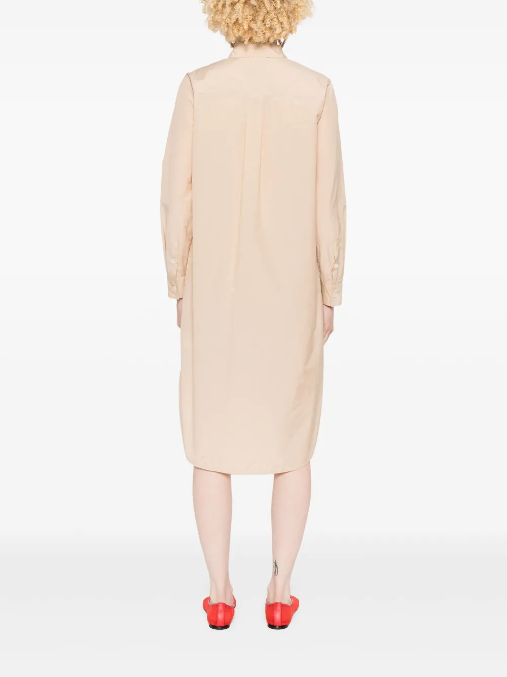 Peserico Midi-blousejurk Beige