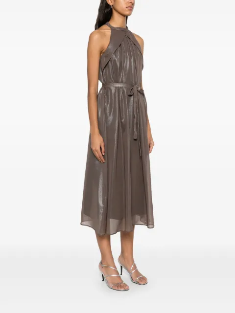 Peserico lamé midi dress E02484A02366 - 2