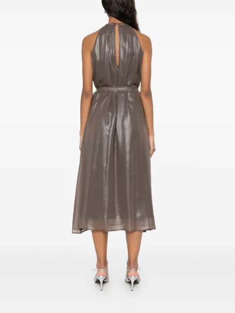 Peserico lamé midi dress E02484A02366 - 3