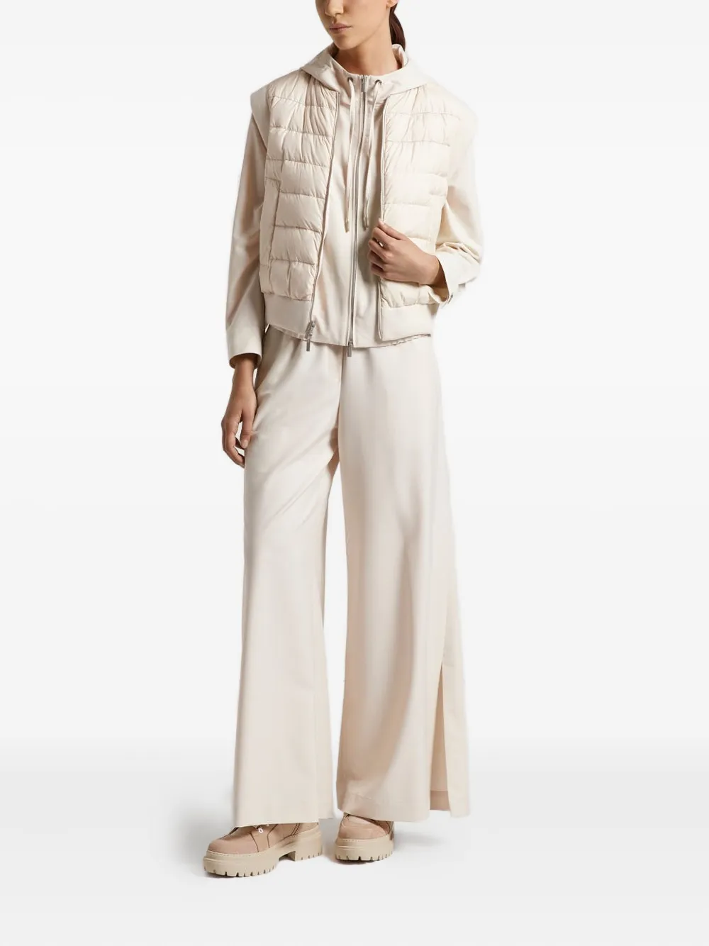 Peserico Drawstring Trousers In Neutral