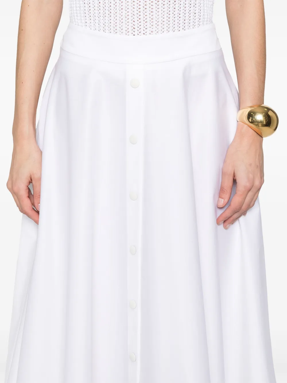 PESERICO A-LINE MIDI SKIRT