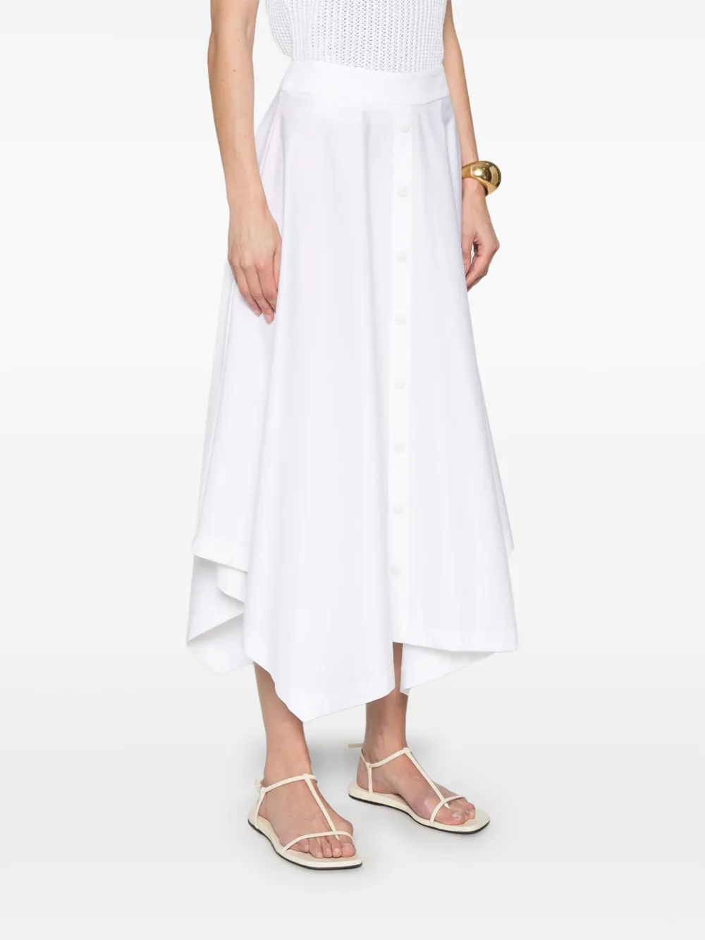 PESERICO A-LINE MIDI SKIRT