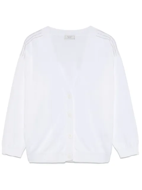 Peserico cotton crepe cardigan