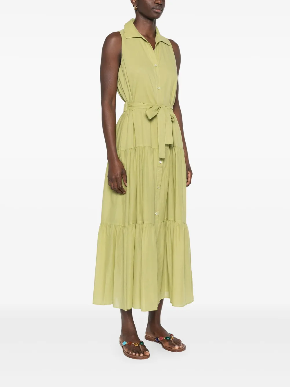 PESERICO COTTON MIDI DRESS