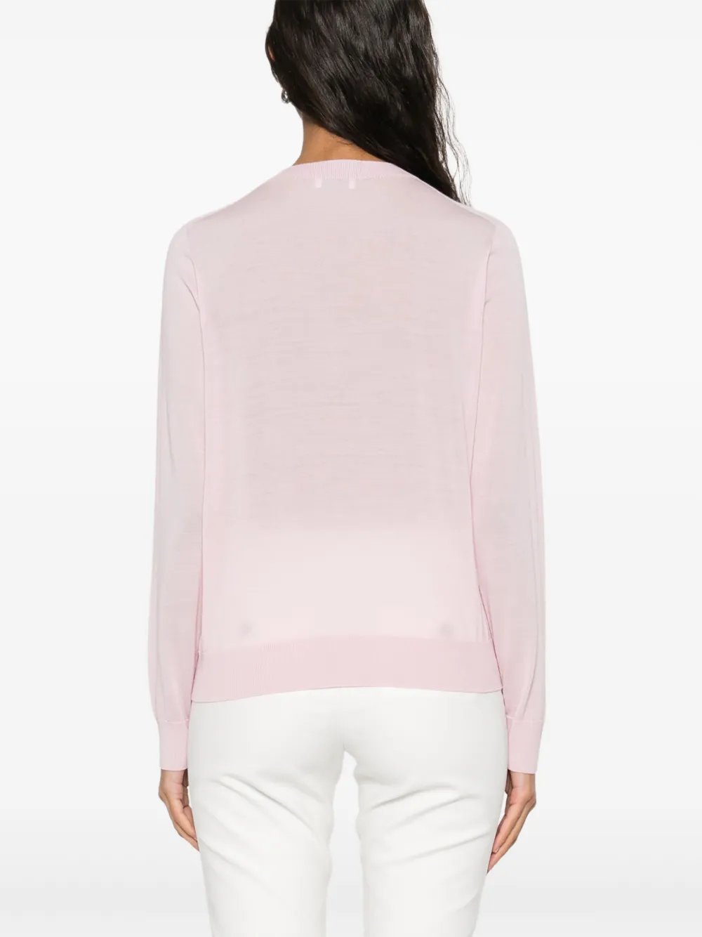 Peserico Merino-wool Top In Pink