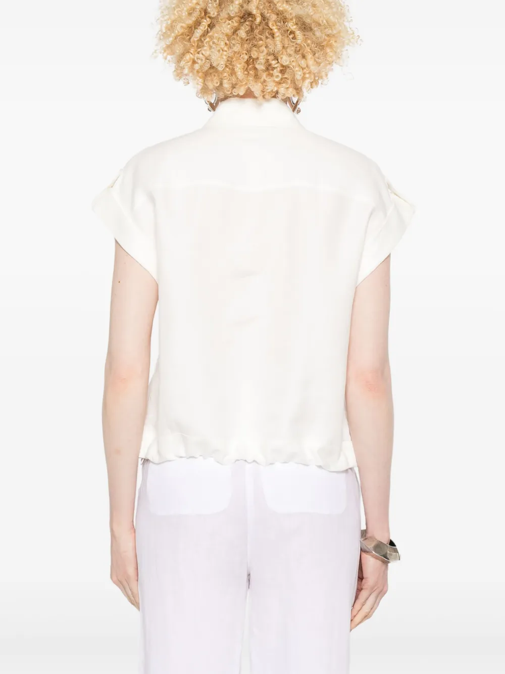 Peserico Linnen blouse Wit