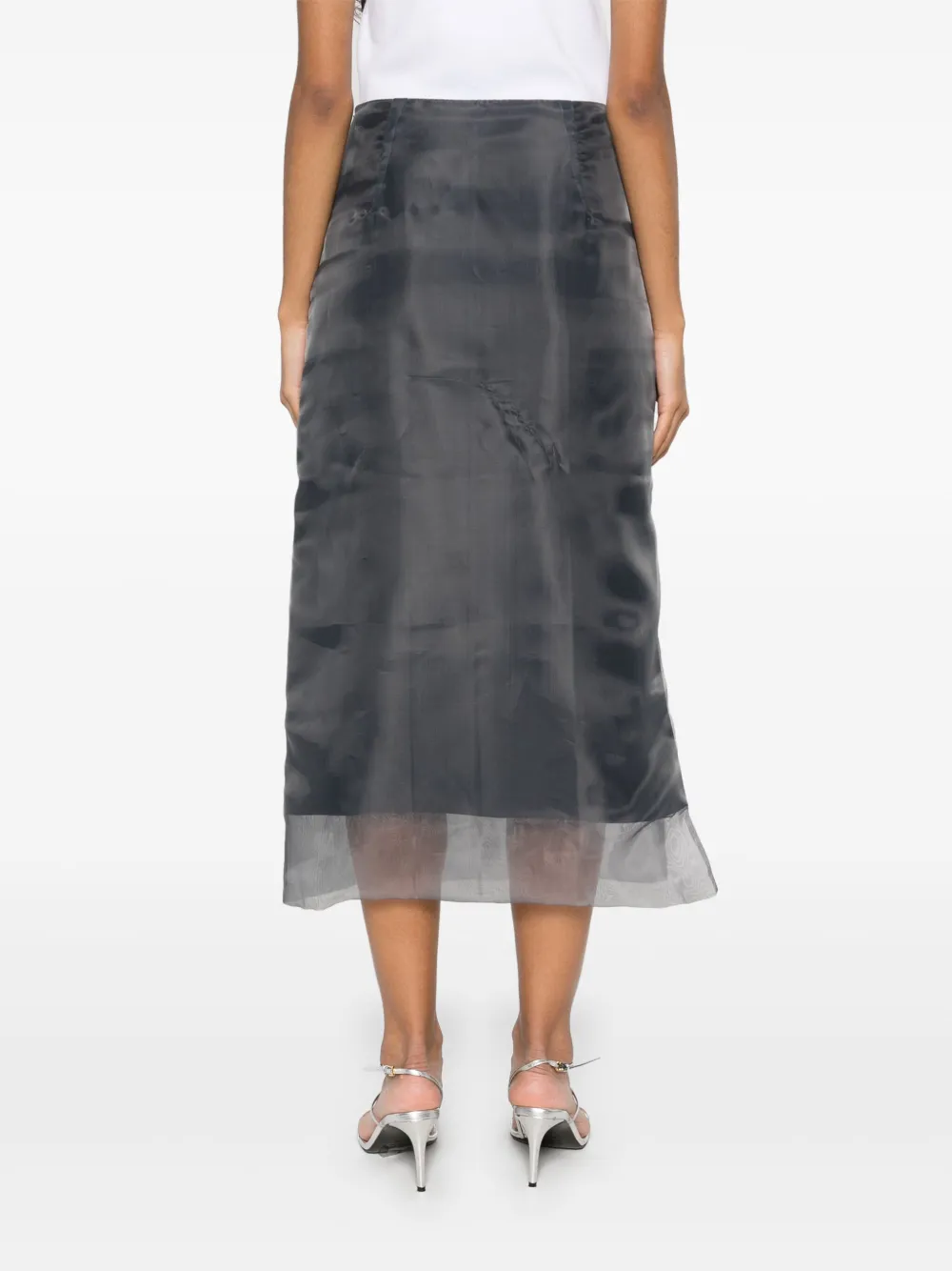 Peserico Organza midi-rok Blauw