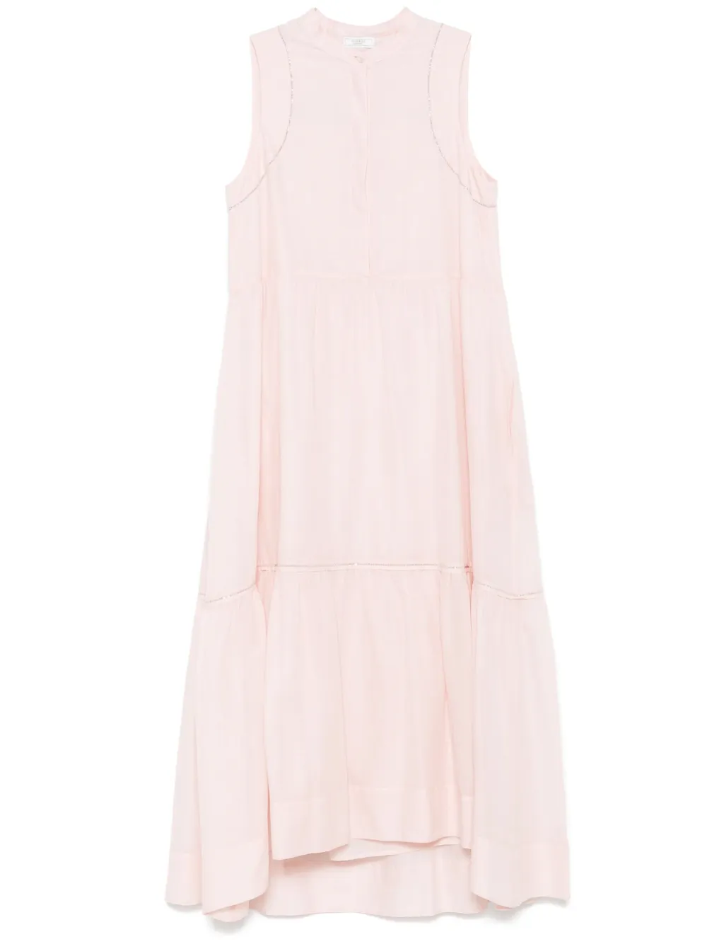 sleeveless midi dress