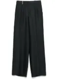 Peserico linen straight-leg trousers - Blue