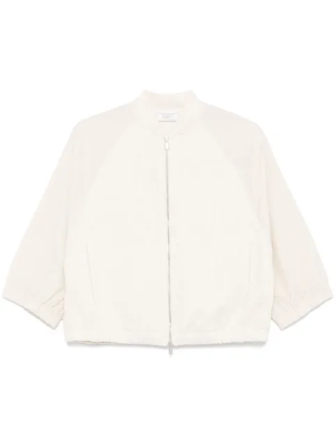 Peserico lurex bomber jacket