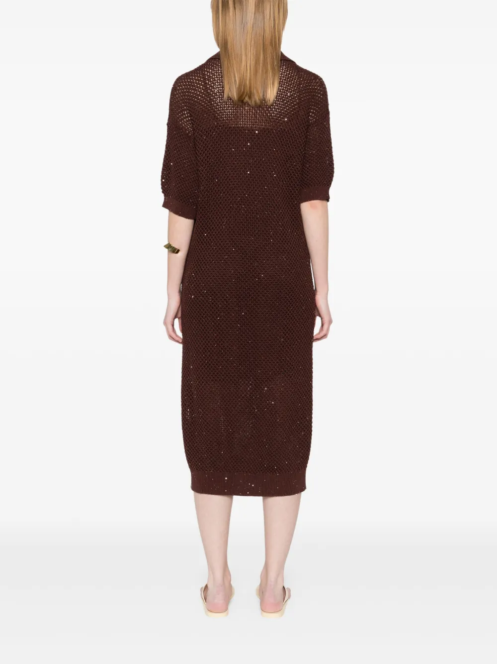 PESERICO KNITTED MIDI DRESS