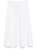 Peserico A-line midi skirt - White