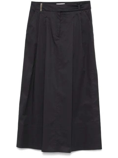 Peserico pleated maxi skirt 