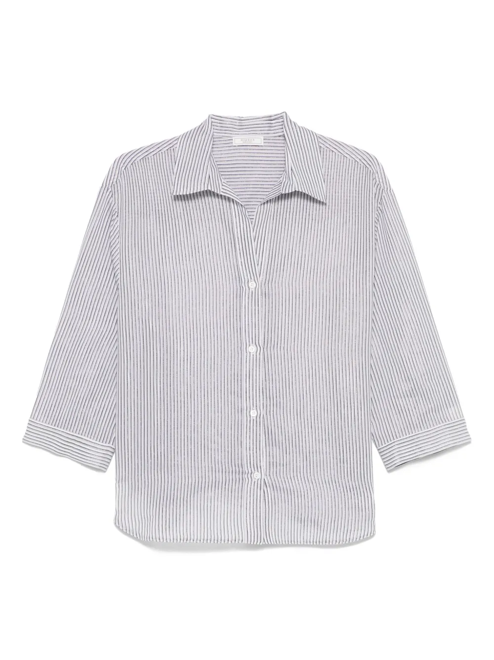 Peserico camisa con rayas estampadas | blanco | Image 1