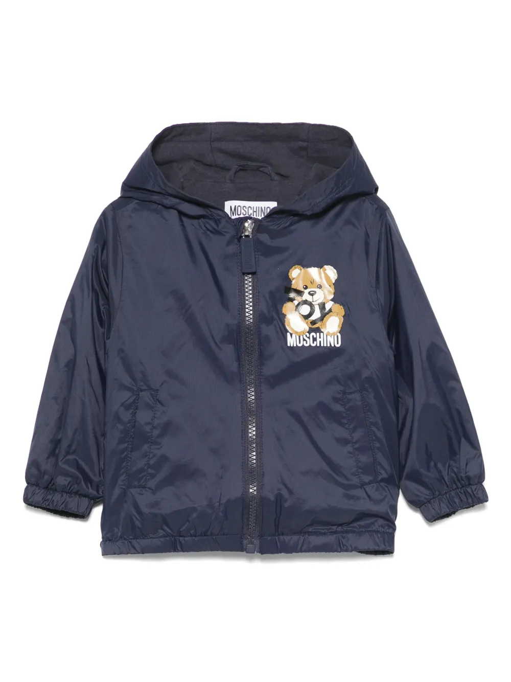 Moschino Kids Jack met teddybeerprint Blauw