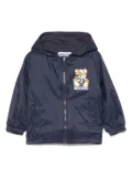 Moschino Kids Teddy Bear-print jacket - Blue