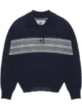 Low Classic polo collar jumper - Blue