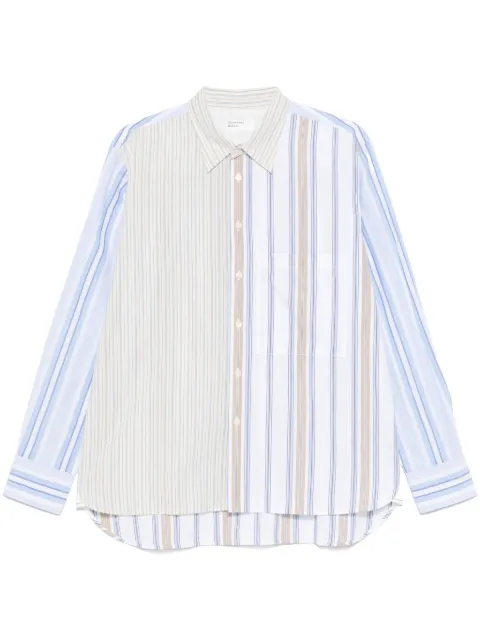 Universal Works mixed-stripes shirt 