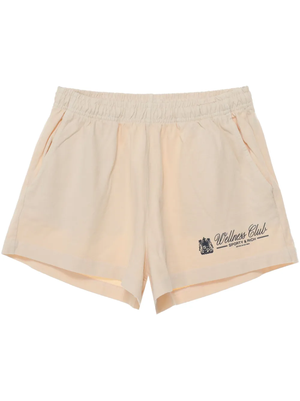 Sporty & Rich Shorts met print Beige