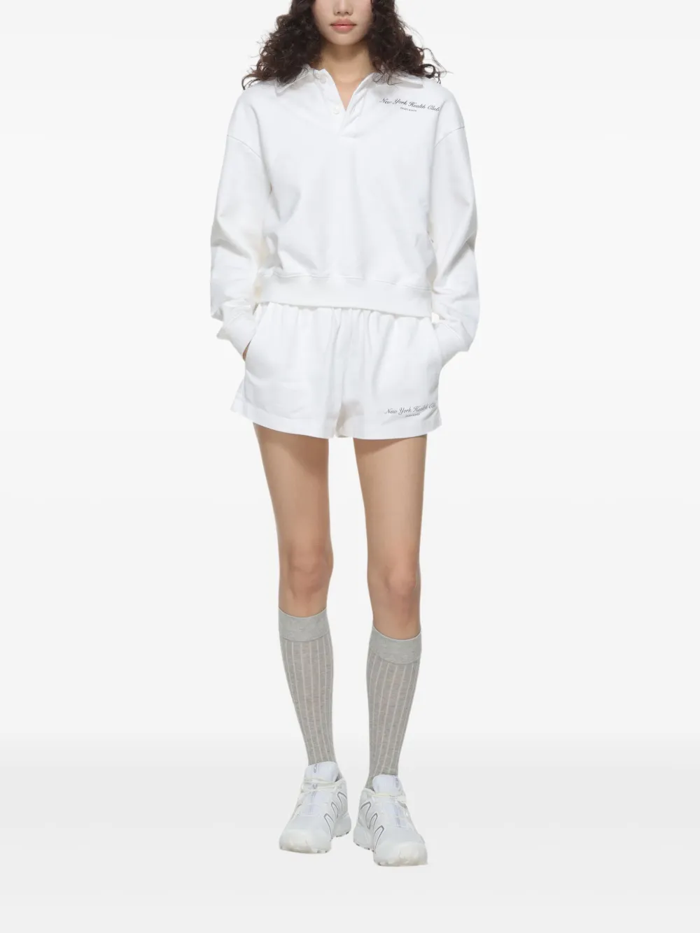 Sporty & Rich NY Health Club Disco shorts Wit