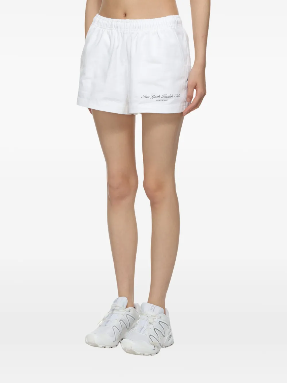 Sporty & Rich NY Health Club Disco shorts Wit