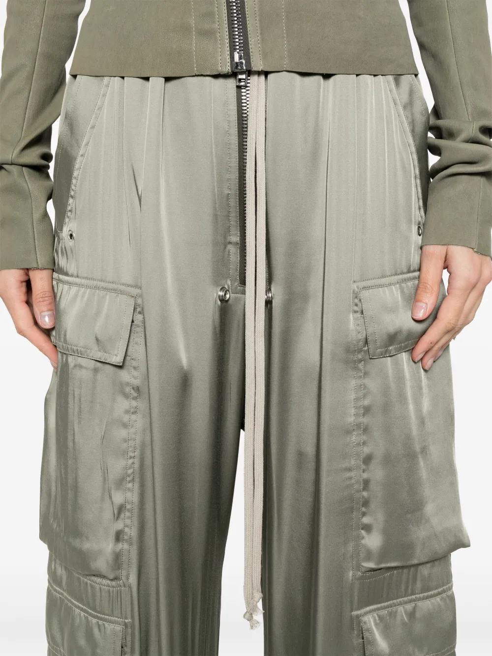 Rick Owens Cargobelas broek Groen