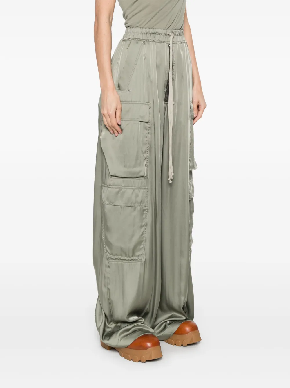Rick Owens Cargobelas broek Groen