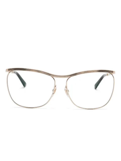 Gucci Pre-Owned 스퀘어 프레임 안경