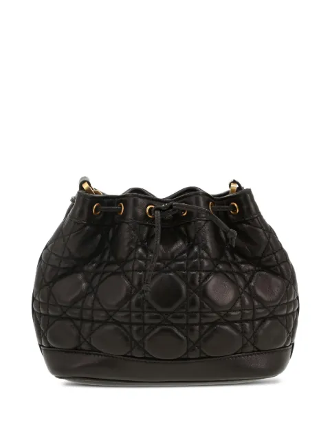 Christian Dior Pre-Owned 2020s mini Cannage-quilting bucket bag