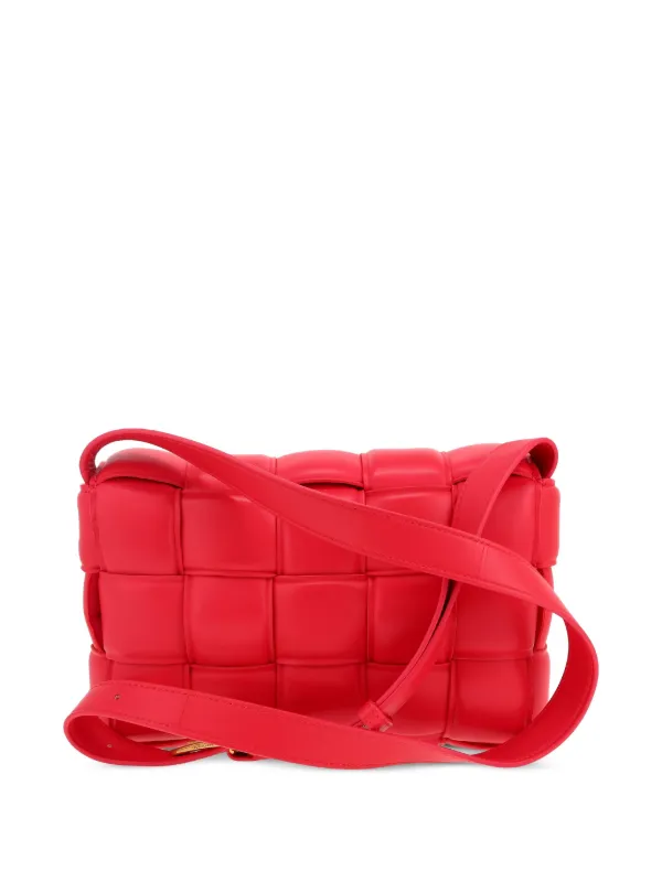 Bottega Veneta Pre-Owned 2020s カセット ショルダーバッグ | レッド 