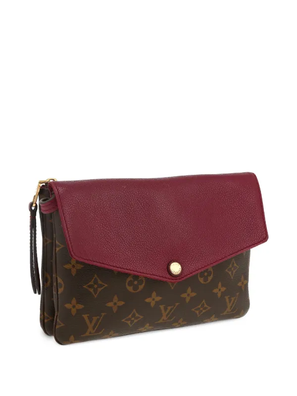 Louis Vuitton Pre-Owned 2015 Aurore Shoulder Bag Brown FARFETCH IN