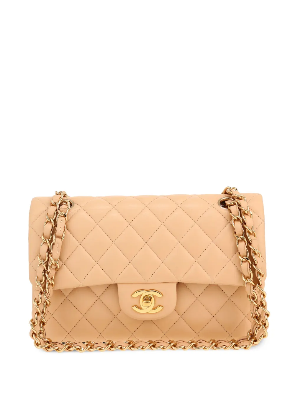 CHANEL Pre-Owned 2020s small Double Flap shoulder bag | Neutrals | Image 1