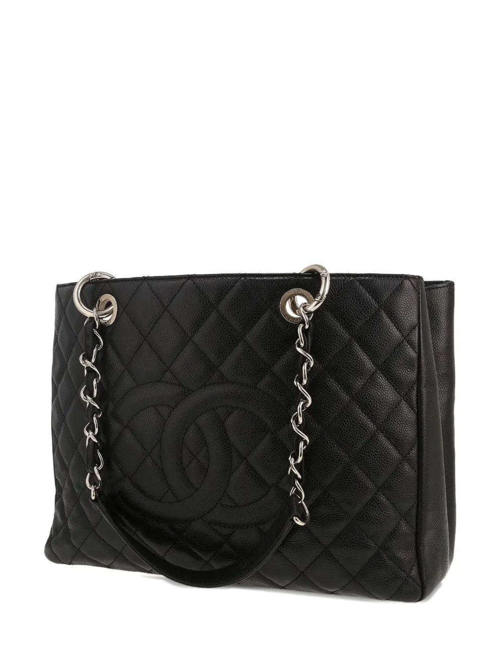 CHANEL Pre-Owned 2012 Shopping GST shoulder bag - ブラック CHANEL Pre-Owned 2012 Shopping GST shoulder bag - ブラック