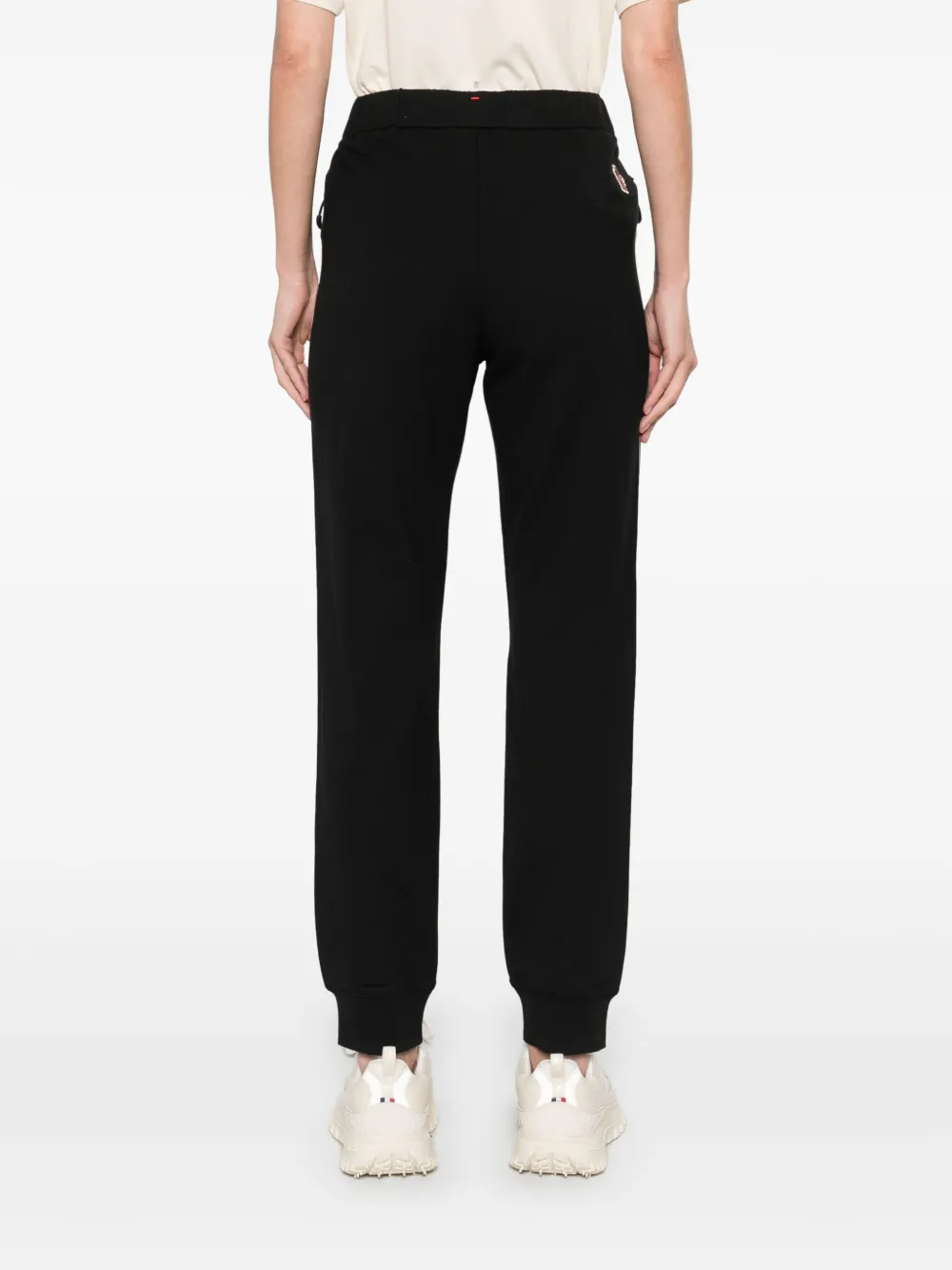 Moncler Grenoble Trainingsbroek met jersey textuur Zwart