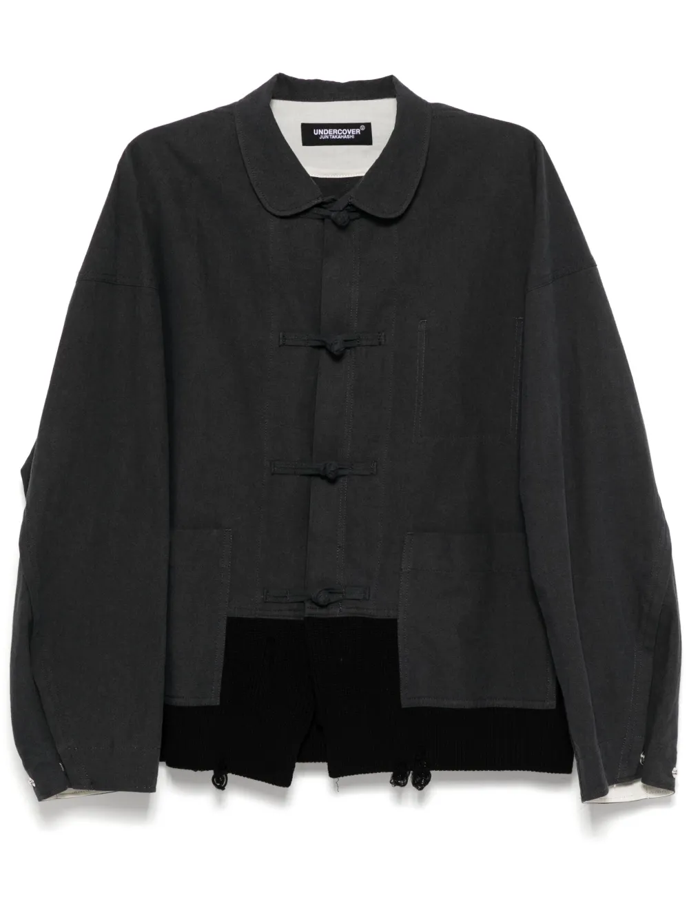 panelled shirt jacket