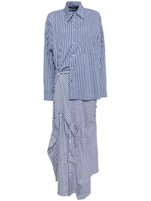 Ottolinger vestido camisero con diseño deconstruido