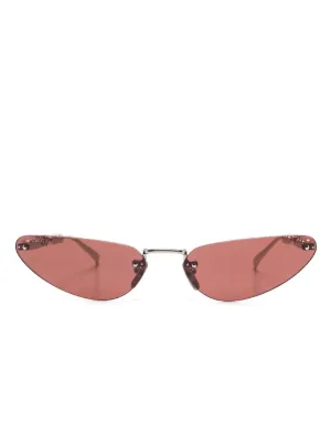 Gucci Eyewear リムレス サングラス | ゴールドトーン | FARFETCH JP